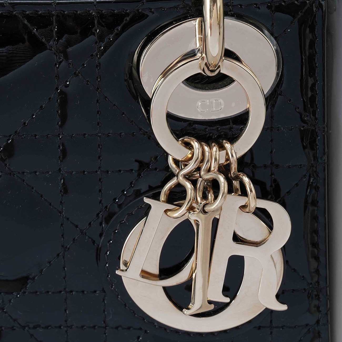 CHRISTIAN DIOR(USED)크리스찬디올 레이디디올 페이던트 미니백